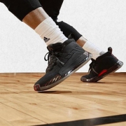 adidas Dame Lillard 5 黑/泼墨暗红
