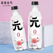 亲亲元气 0糖0脂0卡 水果味苏打气泡水 500ml*12瓶 29.9元包邮