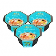 统一 煮时光 泰式冬阴功自热火锅320g/碗*3盒