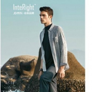 INTERIGHT 印花条纹长袖衬衫