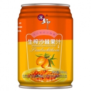 临期品：八七农坊 野生沙棘汁 248ml*6罐 6.9元包邮（双重优惠）