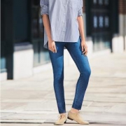 2日0点：UNIQLO 优衣库 415217 女装高弹力牛仔裤