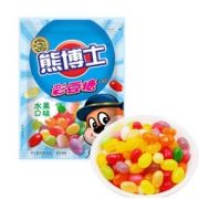 徐福记 熊博士 儿童糖果 彩豆糖 水果口味60g *27件