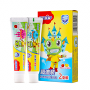 FROGPRINCE 青蛙王子 儿童防蛀牙膏 2支装 9.9元包邮（需用券）