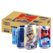 Dydo 达亦多 名侦探柯南系列 乳酸菌味碳酸饮料 酸奶味 350ml*24罐+4罐