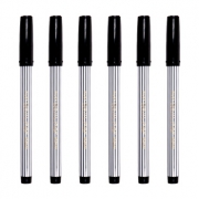 PILOT 百乐 BL-5M 条纹中性笔 黑色 6支装 *3件 95元包邮（双重优惠，合31.67元/件）