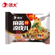 顶大 凉拌速食红油面皮 麻酱味 120g*10袋 19.9元包邮（需用券）