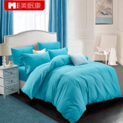 多喜爱旗下 美眠康 欧式素色全棉四件套 1.8米床