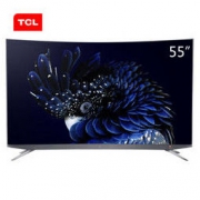 TCL 55Q960C 55英寸 4K 量子点 曲面液晶电视