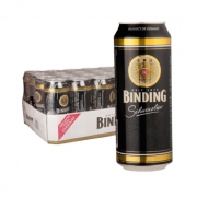 京东PLUS会员：BINDING 冰顶 德国进口黑啤酒 500ml*24听 99.9元，可低至79.9元