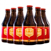 Chimay 智美 红帽 精酿啤酒 330ml 6瓶 *2件 126.4元包邮（下单立减）