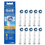 10支，Oral-B 欧乐-B EB20-4 精准清洁型 电动牙刷刷头