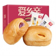 爱乡亲 水果夹心面包 蓝莓味 400g