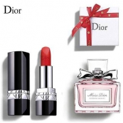 22点：Dior 迪奥 烈焰蓝金 口红3.5g *2 送香水小样