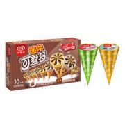 和路雪 迷你可爱多甜筒 提拉米苏朗姆口味 冰淇淋家庭装 20g*10支 雪糕 *9件