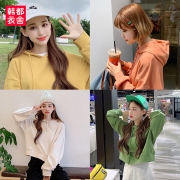 ￥79 韩都衣舍 宽松薄款 短款卫衣女