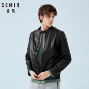 Semir 森马 13-018081093 男士机车皮夹克 109.99元包邮（需用券）