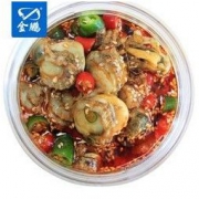 金鹏 即食海鲜罐头麻辣扇贝肉 260g *2件
