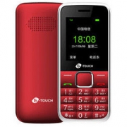 天语（K-TOUCH）Q21C 直板按键 老人手机 电信2G 老年手机 学生备用功能机 魅丽红