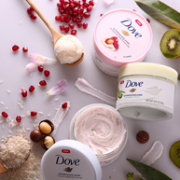 去角质，Dove 多芬 石榴籽和乳木果 冰激凌 磨砂膏298ml