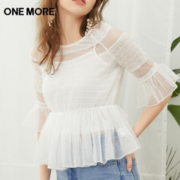 ONE MORE 11QD721215 女士雪纺衫