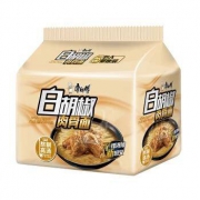 康师傅 熬制高汤 白胡椒肉骨泡面 五连包 *2件