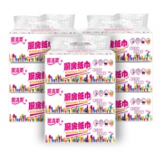 顺清柔厨房原生木浆纸巾3提9包