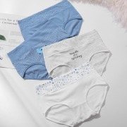 FIARADY 花丛丽影 NK0001 女士高腰纯棉内裤 4条装 19.9元包邮（需用券）