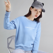 ￥69 春秋薄款卫衣女士宽松*2