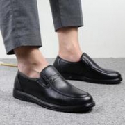 军工企业、头层牛皮+猪皮内里：强人 3515 男士 休闲商务皮鞋