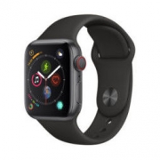 Apple Watch Series4 智能手表（GPS+蜂窝网络款 40毫米深空灰色铝金属表壳 黑色运动型表带）