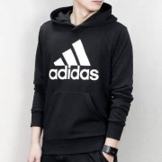 16日0点： adidas 阿迪达斯 男子休闲透气卫衣套头衫 CW3861