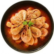 美加佳 冷冻麻辣北极甜虾600g*6件