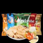 临期品：KROBE 印尼进口虾片 70g*18包