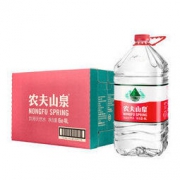 农夫山泉 饮用天然水 透明装4L*6桶 整箱装