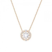 七夕好礼：SWAROVSKI施华洛世奇圆型跳动的心项链38cm