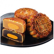 享津津 广式月饼礼盒装 125g*4个