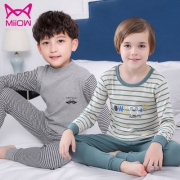MiiOW猫人 男童纯棉春秋内衣套装MR18112 券后29.9元包邮 15款可选 120-180cm