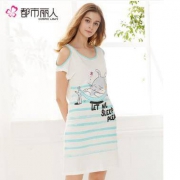 都市丽人 家居服可爱少女睡衣