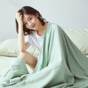 DAPU 大朴 全棉色织条纹毛巾被 159元包邮（需用券）