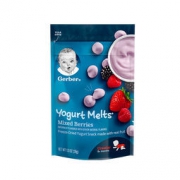 凑单品：Gerber 嘉宝 辅食 混合莓果味酸奶溶豆3段?28g/袋