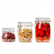 移动专享：愉悦之家 玻璃密封罐 3件套 500ml+750ml+1000ml