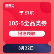 优惠券：京东 领取满105-5全品类券