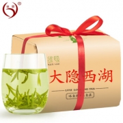 大隐西湖 龙井茶 雨前浓香型龙井绿茶 牛皮纸包 200g 50元包邮（需用券）
