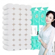 ￥8.9 聪妈卷纸12卷4层加厚卫生纸卷纸