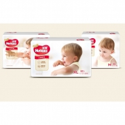 HUGGIES 好奇 金装 婴儿纸尿裤 XL60片 *4件 332元包邮（合83元/件）