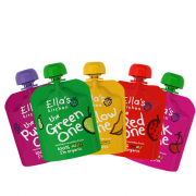 Ella's kitchen 艾拉厨房 有机7色果泥 90g*5 66.1元包邮（需用券）