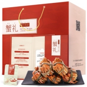 阳澄湖协会副会长 蟹员外 大闸蟹礼券 公4.5两*4只+母3两*4只