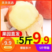 ￥9.9 水蜜桃带箱5斤