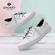 21日0点： SPERRY STS80642 女士小白鞋
